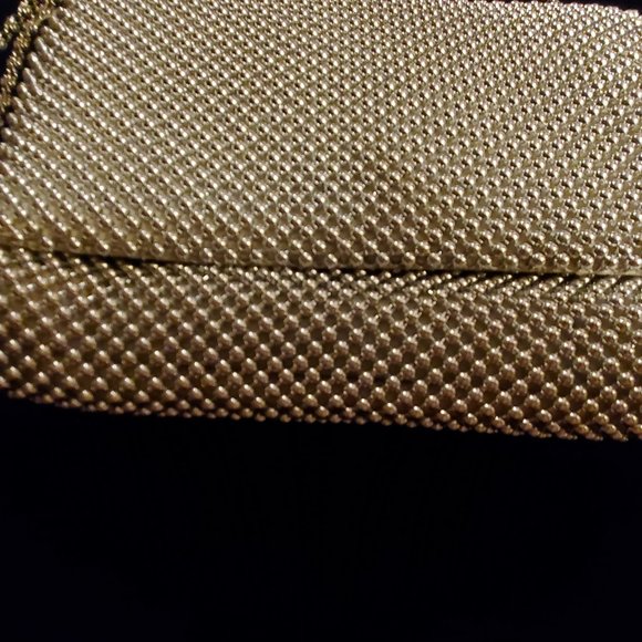 Vintage Evening bag with silver metallic beads - Picture 3 of 9